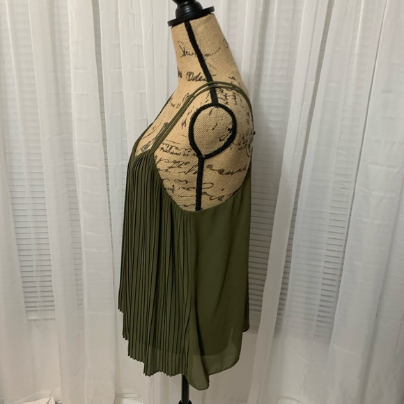 My Michelle Double Strap Pleat Front Top - Picture 3 of 8